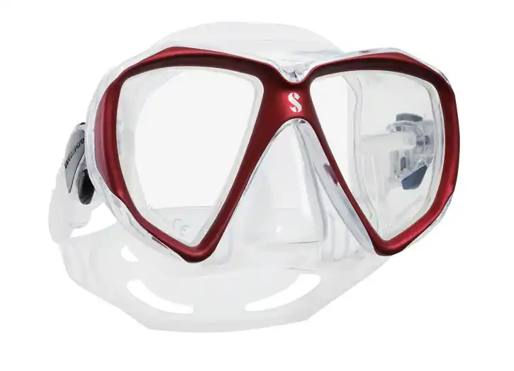 Scubapro Spectra Maske Rot - Transparent Saisonangebot