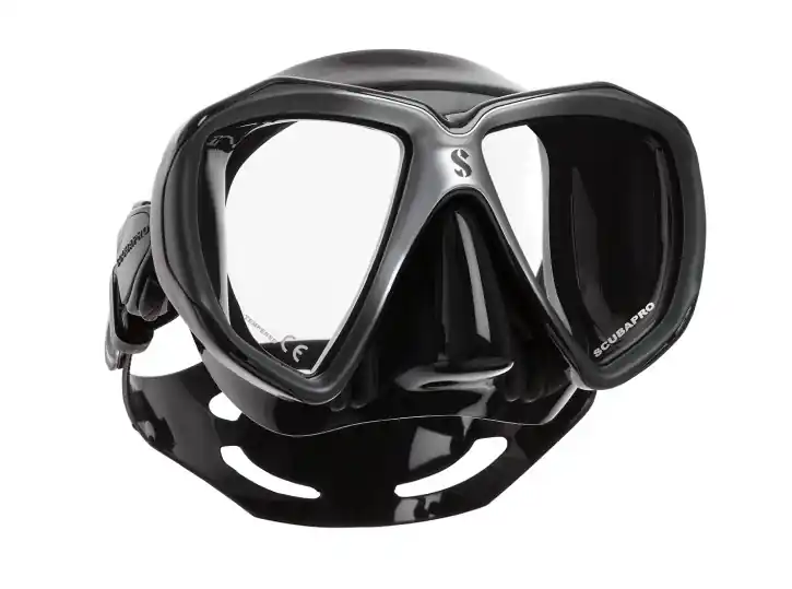 Scubapro Spectra Maske Schwarz/Silber - Schwarz Markenprodukt