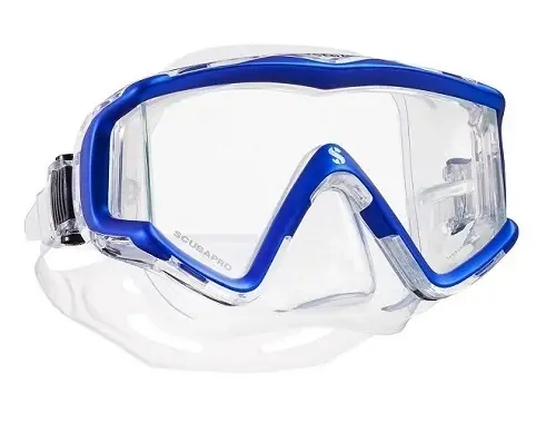 Scubapro CRYSTAL VU Blau - Transparent Markenprodukt