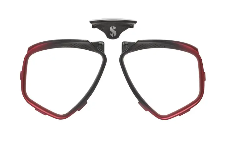 Versand Am Gleichen Tag Scubapro Zoom Colour Kit Rot - Schwarz