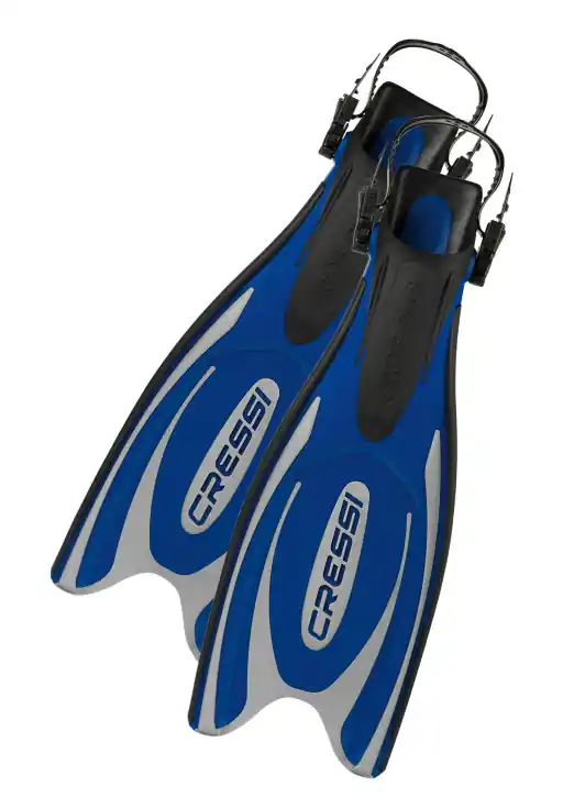 Neue Ware Cressi Sub Frog plus Blau/Silber / S/M (39-42)