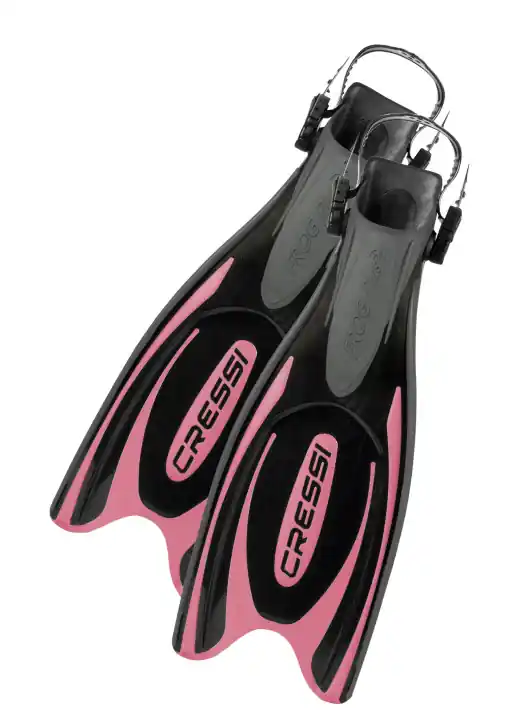 Neu Im Sortiment Cressi Sub Frog plus Schwarz/Pink / S/M (39-42)