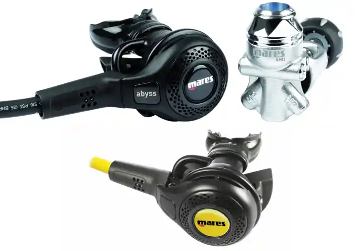 Mares Abyss 22 Navy II DIN + Octopus Abyss Navy Solange Der Vorrat Reicht