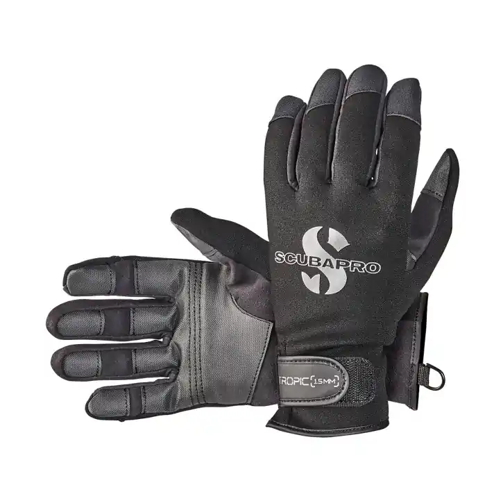 Scubapro TROPIC Handschuhe 1.5 L / BLACK Preiswert