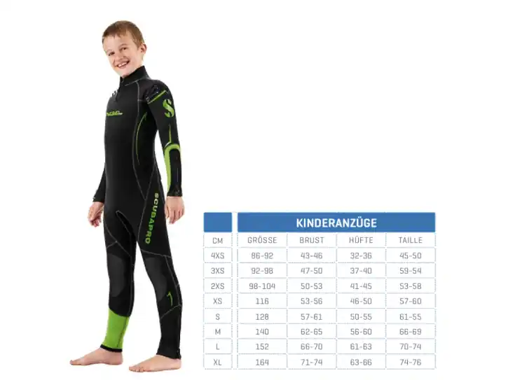 Scubapro Rebel Kids L / 2,5mm Abverkauf