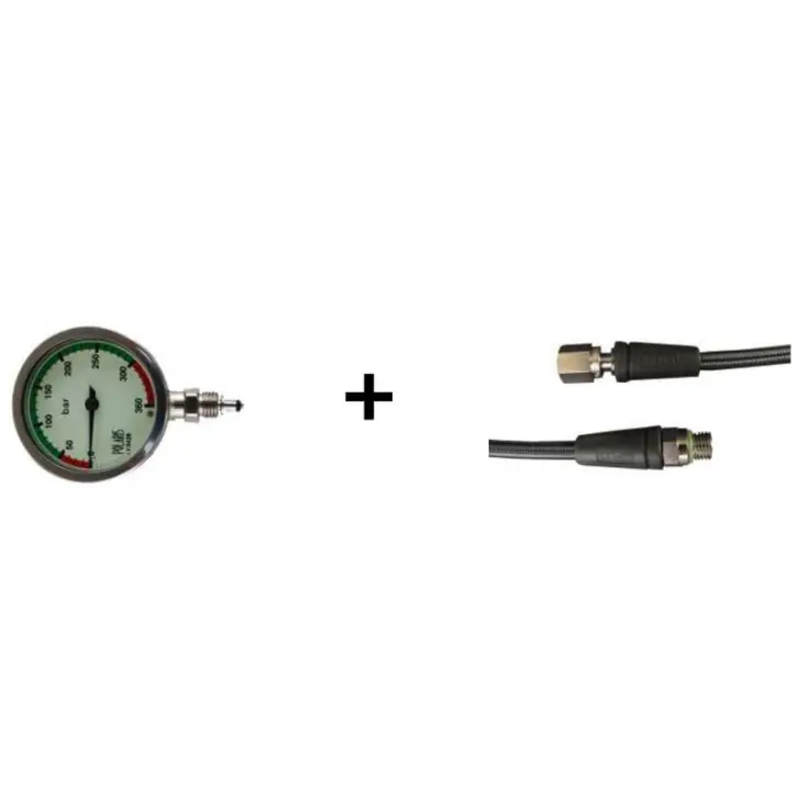 Top-Angebot Polaris Top Line Finimeter 52 mm mit Miflex HD Schlauch - 15 cm + Miflex HD Schlauch 15cm