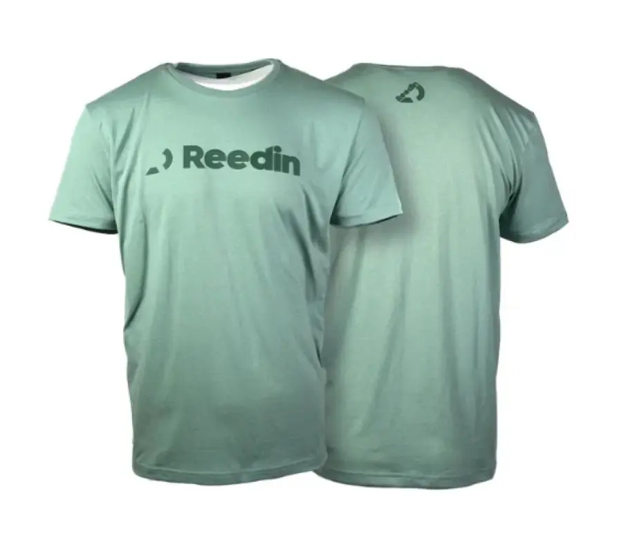 Reedin Logo Tee Lunar Rock Tone on Tone Echt