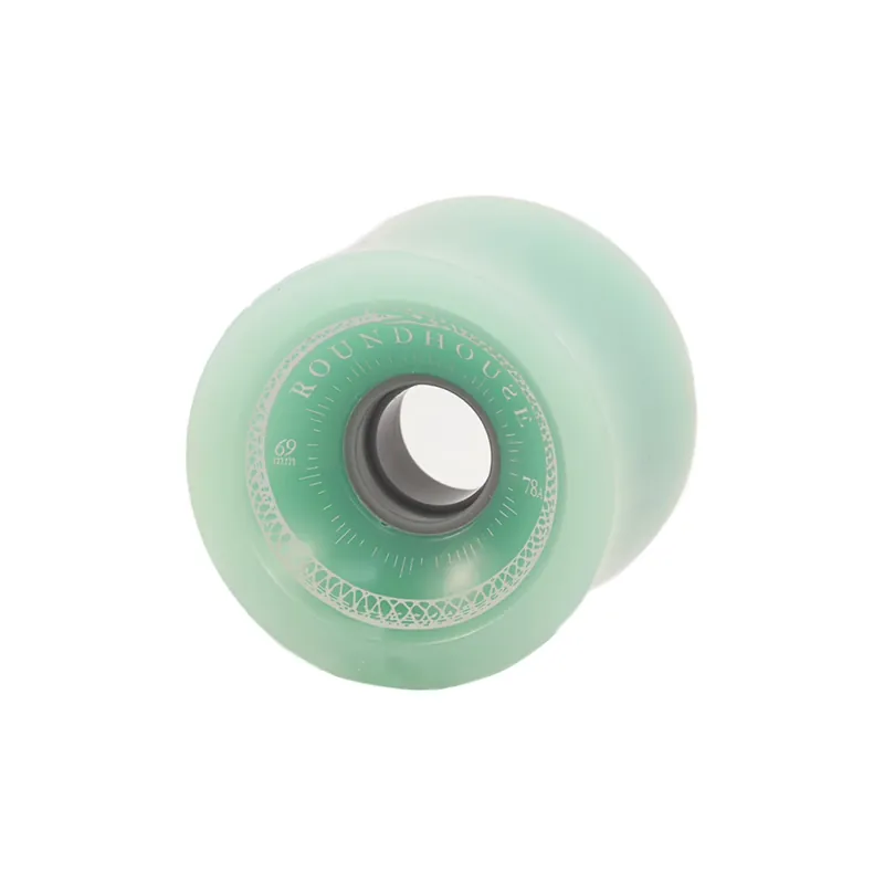 Roundhouse by Carver Concave Wheel Set - 69mm 78a Glass Green Rabatt
