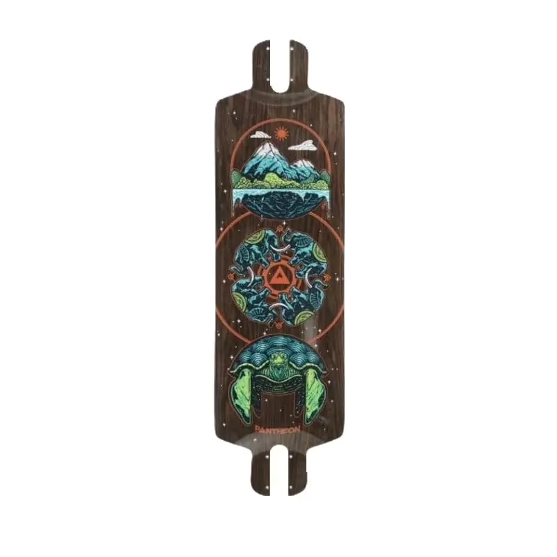 Pantheon Pranayama FG Longboard Deck - Cosmic Turtle Begrenztes Angebot