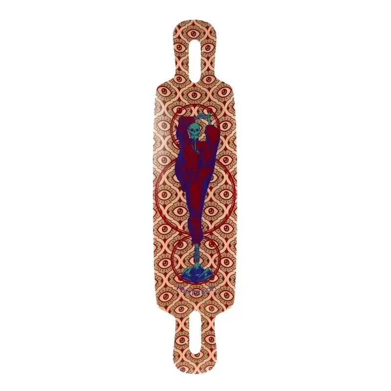 Pantheon Ember Freestyle 36" Drop Through Longboard Deck Geprüft