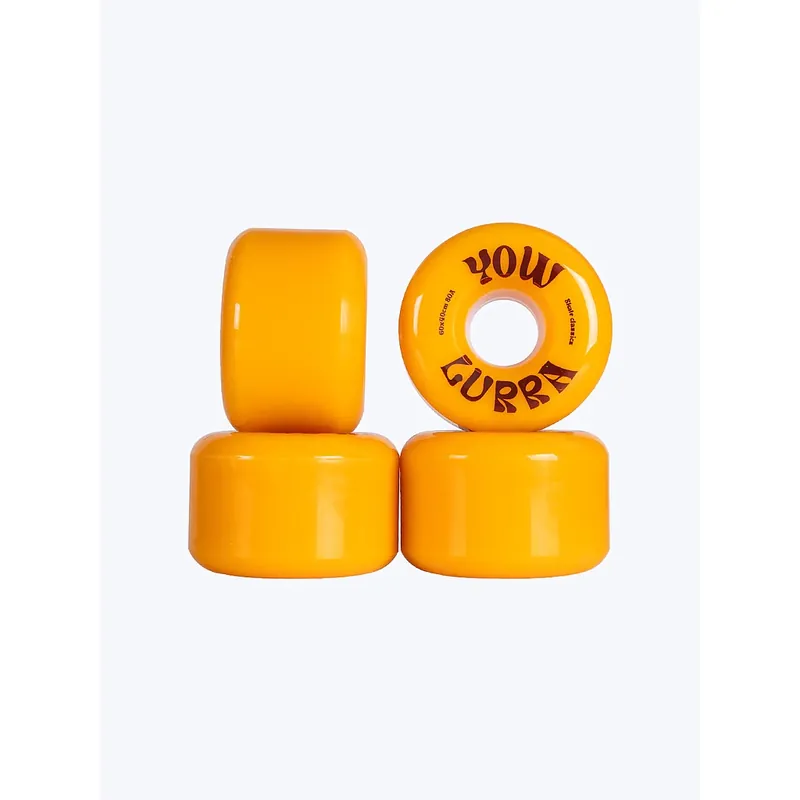 Finale Aktion YOW Lurra Wheels 60mmx40mm Mustard SHR 80a Yow Wheels Pack