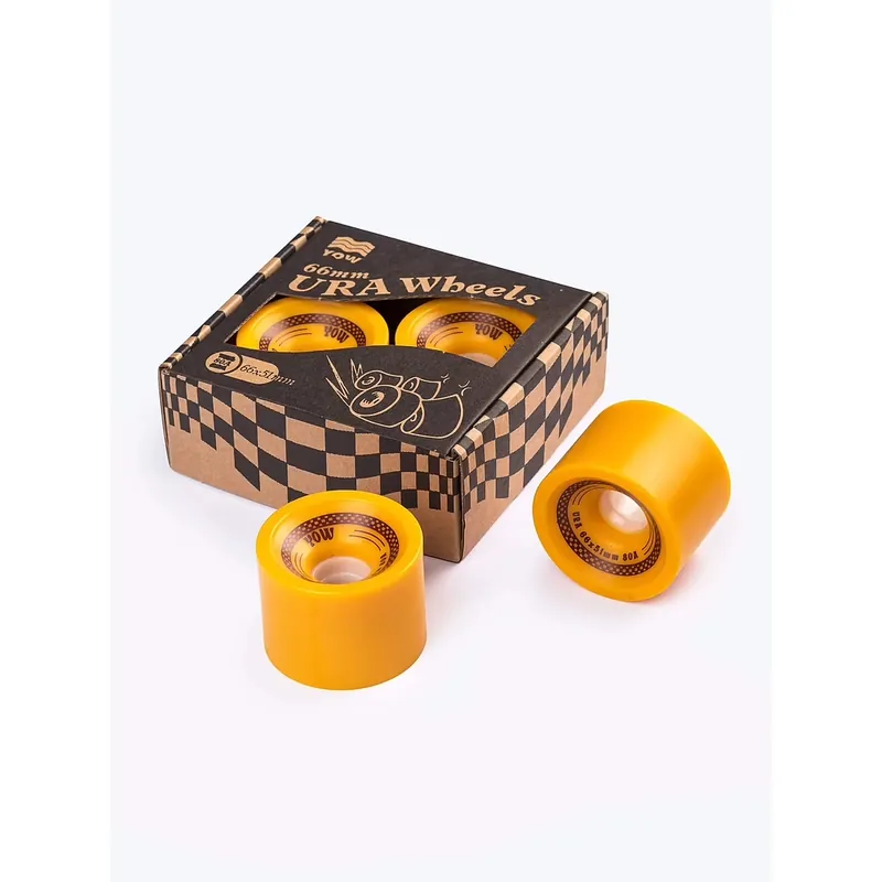 Schnäppchen YOW Ura Wheels 66mmx51mm Mustard SHR 80a Wheels Pack