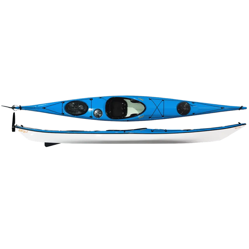 Zegul Reval LV A-Core Seekajak mit Flosse und Ruder · Surf und Ski // Surfline Direkt Vom Hersteller