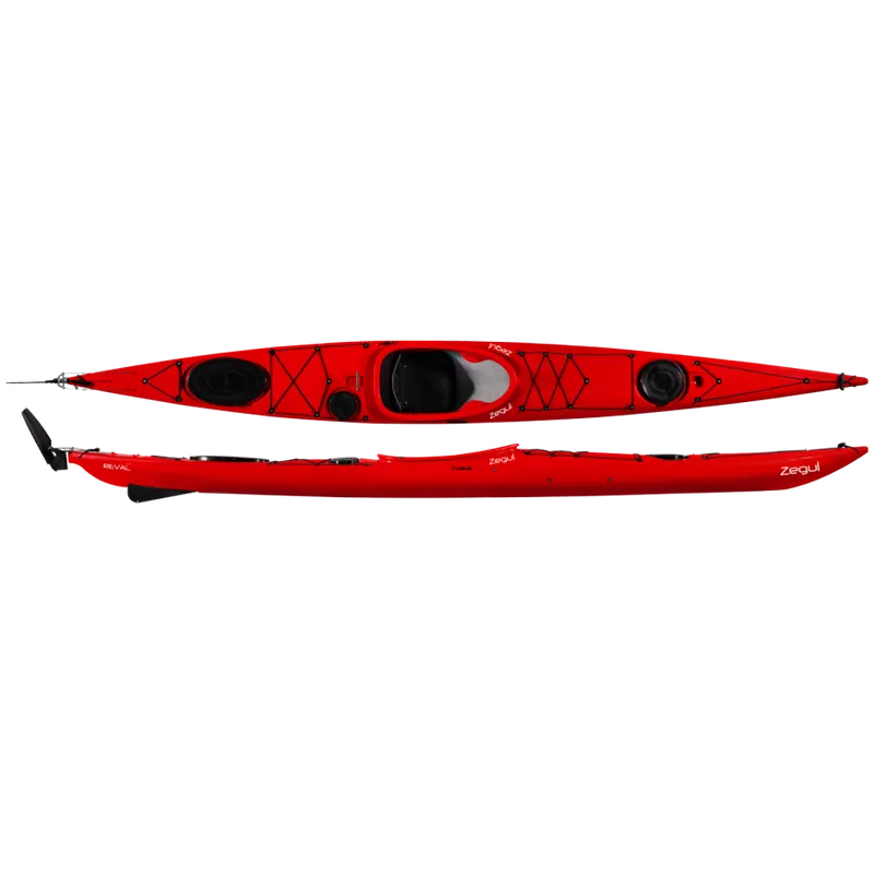 Bestpreis Zegul Reval LV PE Seekajak mit Flosse und Ruder · Surf und Ski // Surfline