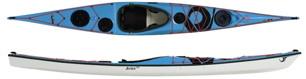 Jetzt Kaufen P&H Aries 155 Seekajak – mit Flosse und Kielstreifen – Kevlar/Diolen · Surf und Ski // Surfline