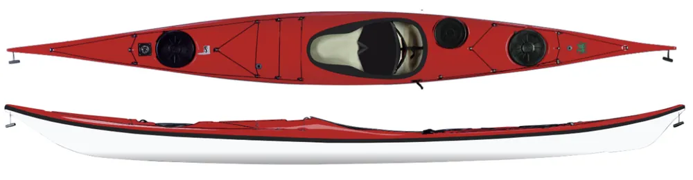 Jetzt Kaufen NDK Classic 50/50 Composit/Carbon Seekajak mit Flosse · Surf und Ski // Surfline