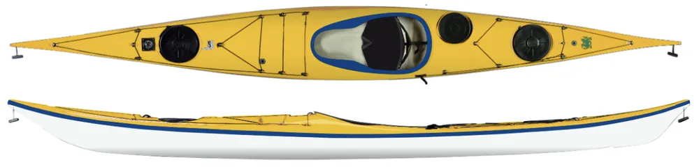 Super-Preis NDK Romany Surf-Seekajak mit Flosse – Fiberglas · Surf und Ski // Surfline