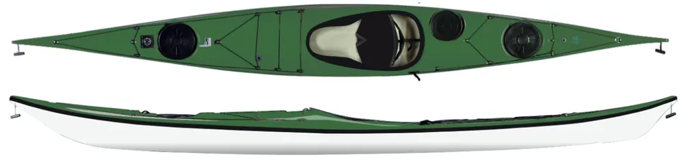 Preis Gesenkt NDK Romany Surf-Seekajak mit Flosse – Fiberglas · Surf und Ski // Surfline