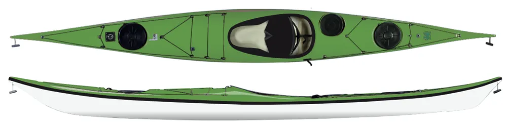 Saisonangebot Nigel Dennis Romany Excel Seekajak mit Flosse – Fiberglas · Surf und Ski // Surfline