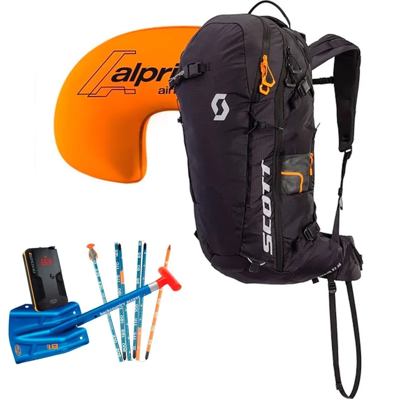 Knallerangebot VERLEIH - Komplettes Scott Electric 38L E2 Lawinenrucksack mit Signalgeber + Schaufel + Sonde - 12 Tage · Surf und Ski // Surfline