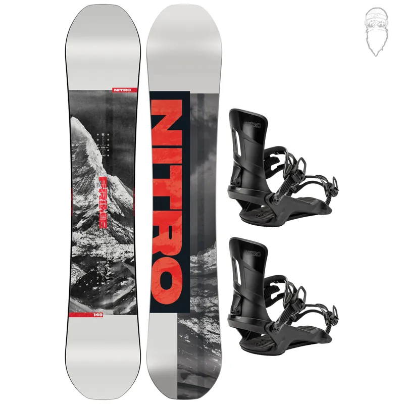 Nitro Prime Raw Snowboard + Bindungen - 2026 · Surf und Ski // Surfline Neue Kollektion