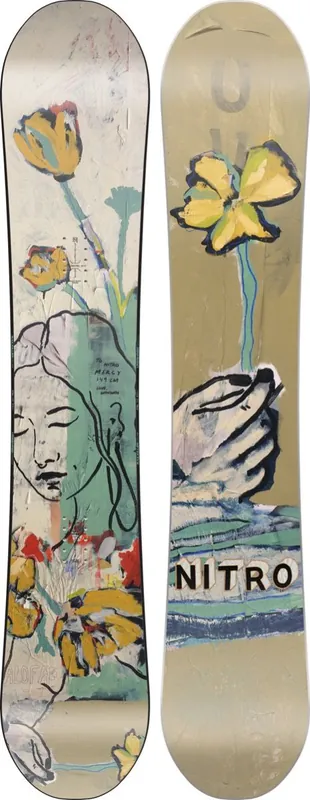 Neu NITRO Mercy Snowboard - damen · Surf und Ski // Surfline