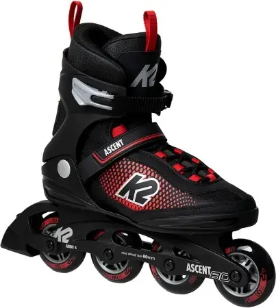K2 ASCENT 80 M Inline Skate black/red Warehouse One Schneller Versand
