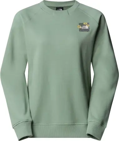 The north face WOMEN CONNECT GRAPHIC RELAXED Sweater slate moss Warehouse One Schneller Versand