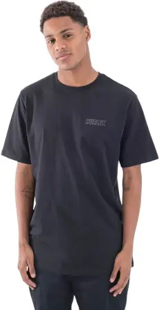 Sichere Zahlung Hurley FASTLANE LINED T-Shirt black Warehouse One