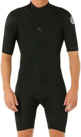 Saisonangebot Rip curl DAWN PATROL 2/2 BACK ZIP Shorty black Warehouse One