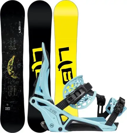 Jetzt Bestellen Lib tech SKATE BANANA inkl. NIDECKER SUPERMATIC escape cyan Warehouse One