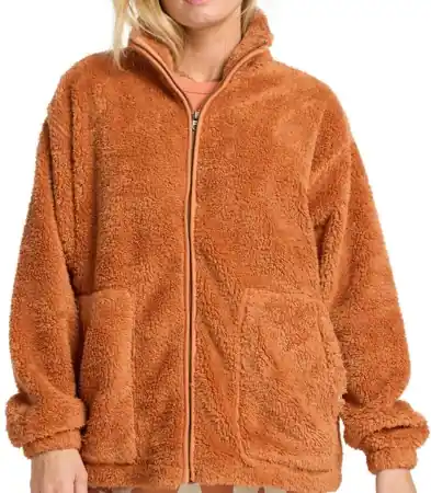Billig Billabong BRING THE SUN Zip Fleece sunburnt Warehouse One