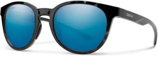 Neuheit Smith EASTBANK Sonnenbrille black ice tort/chromapop polarized opal mirror Warehouse One