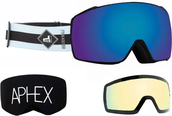 Aphex ORION THE ONE EDITION Magnet Schneebrille fynn strap/revo blue + Zusatzglas yellow Warehouse One Angebot
