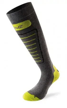 Lenz SKIING 1.0 Socken grey/lime Warehouse One Günstig