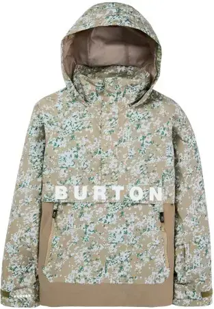 Rabatt Burton WOMEN FROSTNER ANORAK Jacke snowfall camo/summit taupe Warehouse One