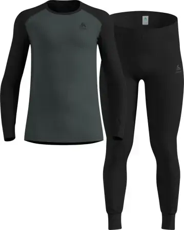 Mega-Angebot Odlo SET ACTIVE ECO WARM Longsleeve & Hose black/urban chic Warehouse One