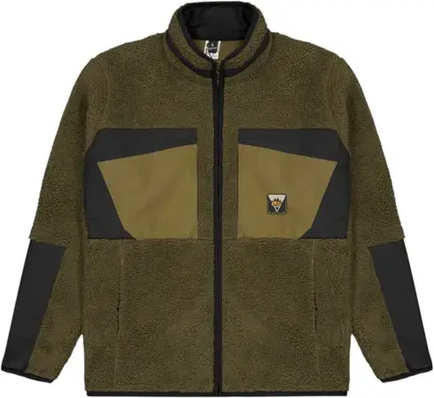 Picture PMBTON ZIP FLEECE Zip Fleece tobacco black Warehouse One Super-Preis