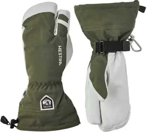 Hestra ARMY LEATHER HELI SKI TRIGGER FINGER Handschuh olive Warehouse One Neue Ware