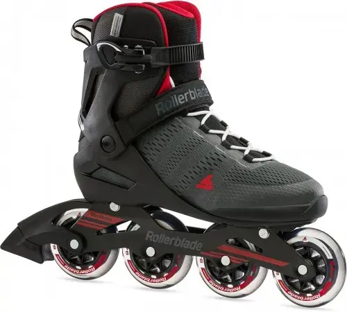 Rollerblade SPARK 84 TEST Inline Skate dark grey/red Warehouse One Preisknaller