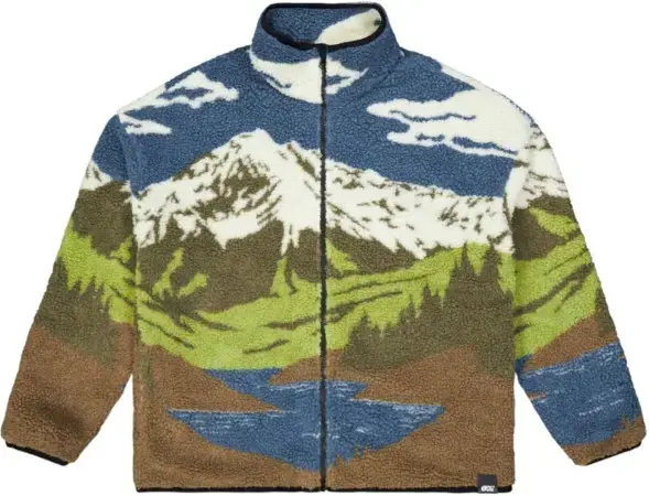 Preisknaller Picture HAFDALS Zip Fleece cloudy landscape Warehouse One