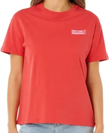 Rip curl OCEAN BREAK RELAXED T-Shirt deep red Warehouse One Preisknaller