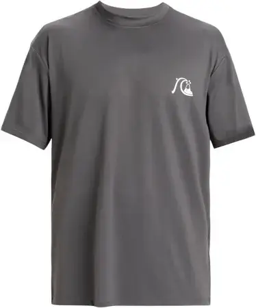 Quiksilver DNA BUBBLE LOGO SURF TEE SS Lycra iron gate Warehouse One Günstig