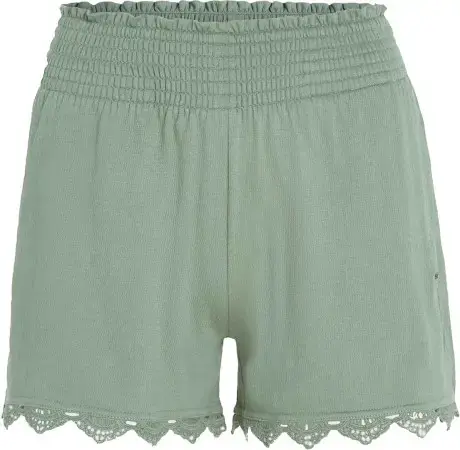 Oneill ESSENTIALS AVA SMOCKED Short lily pad Warehouse One Begrenztes Angebot