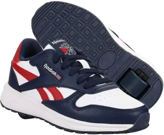 Heelys CLASSIC LEATHER X REEBOK Schuh white/blue/red Warehouse One Preisknaller