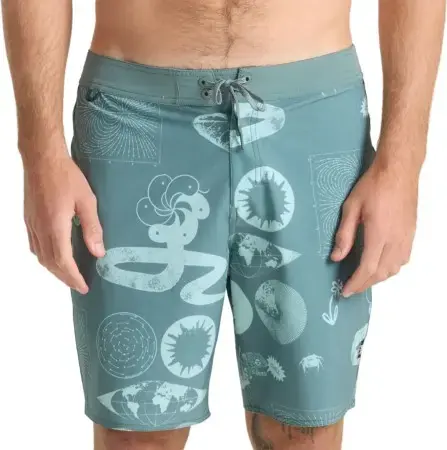 Roark PASSAGE 18.5 Boardshort slate green Warehouse One Direkt Vom Hersteller