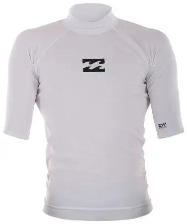 Nur Für Kurze Zeit Billabong WAVES ALL DAY SS Lycra white Warehouse One