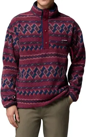 Knallerangebot Columbia HELVETIA II PRINTED Fleece rich wine knitknot Warehouse One
