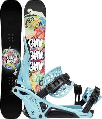 Gnu MONEY L inkl. NIDECKER SUPERMATIC escape cyan Warehouse One Bestpreis