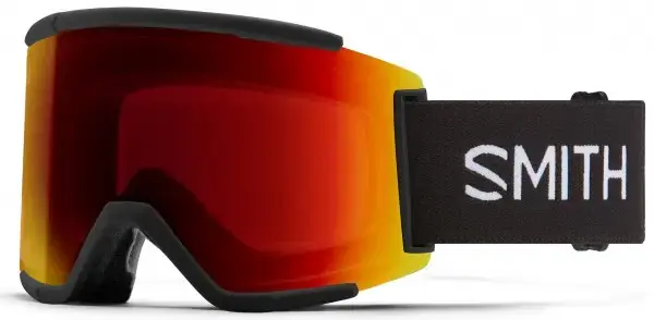 Jetzt Kaufen Smith SQUAD XL Schneebrille black/chromapop sun red mirror Warehouse One